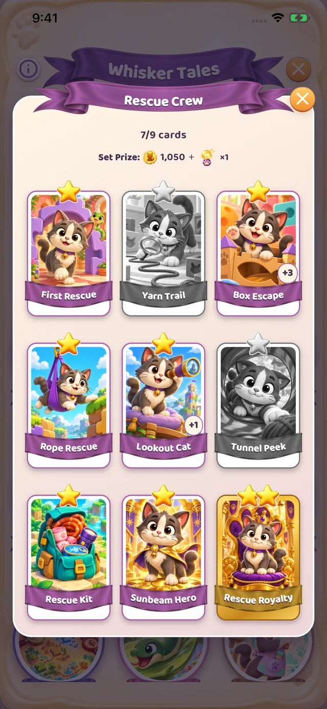 Rescue Crew collection of regular and gold cards